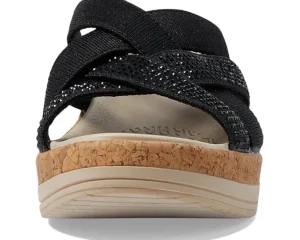 Bzees Comfort<Reign Wedge Sandals Black