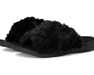 VIONIC Slippers<Relax Ii Slides Black Fabric