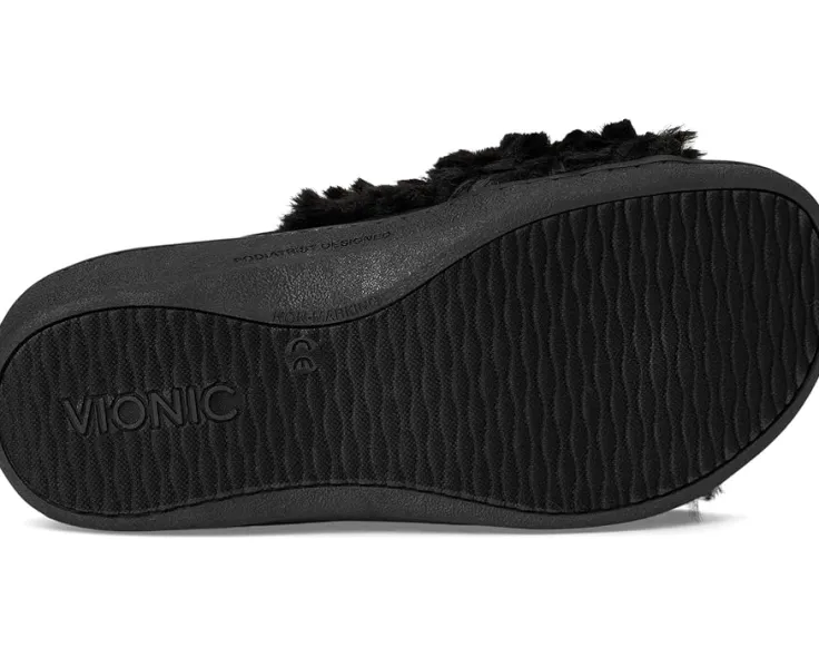 relax_ii_slides_2.webp VIONIC Slippers<Relax Ii Slides Black Fabric