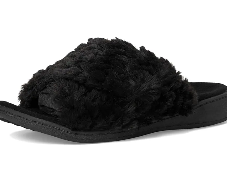 relax_ii_slides_6.webp VIONIC Slippers<Relax Ii Slides Black Fabric