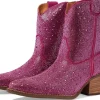 Dingo Cowboy Boots<Rhinestone Cowgirl Leather Bootie Fuchsia