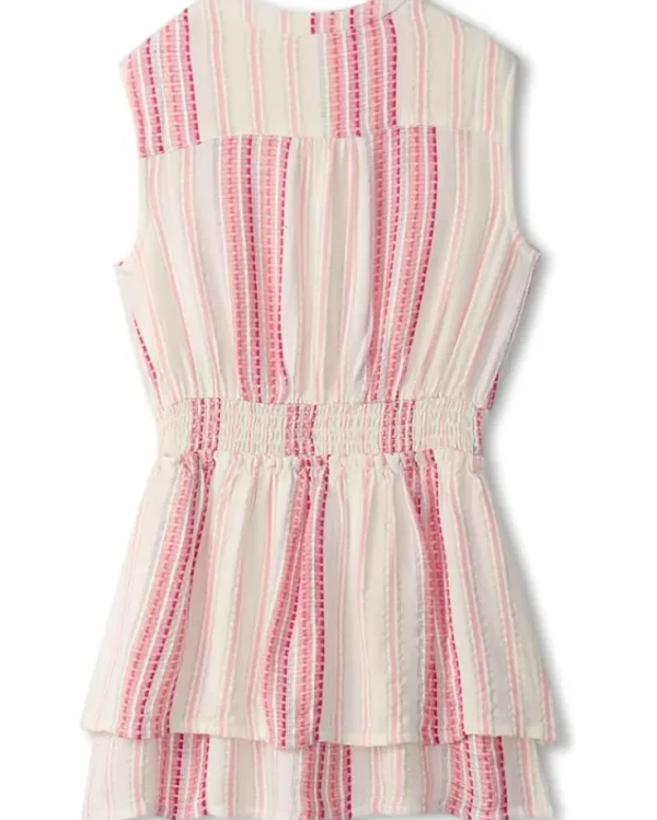 Hatley Kids Dresses<Ribbon Stripe Smocked Waist Dress (Toddler/Little Kid/Big Kid) Pink