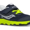 Saucony Kids Adaptive | Adaptive<Ride JR (Toddler) Navy/Citron