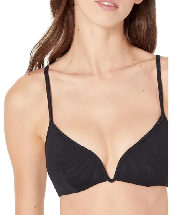L*Space Swimwear & Cover Ups<Ridin' High Ribbed Helena Top Black