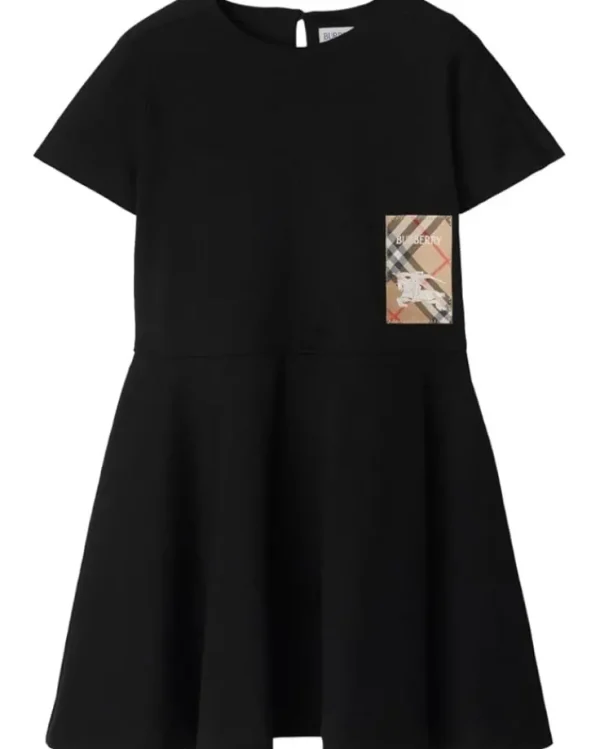 Burberry Kids Dresses<Riley EKD Label Dress (Toddler/Little Kid/Big Kid) Black