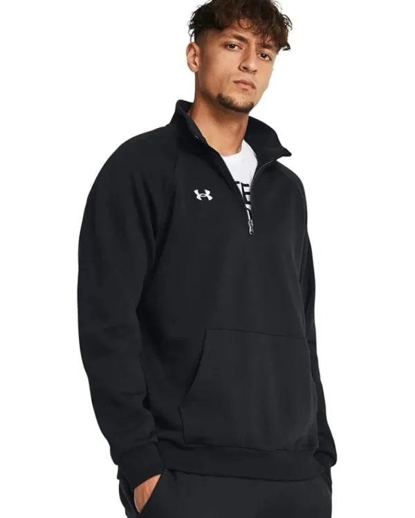 Under Armour Hoodies & Sweatshirts<Rival Fleece 1/4 Zip Black/White