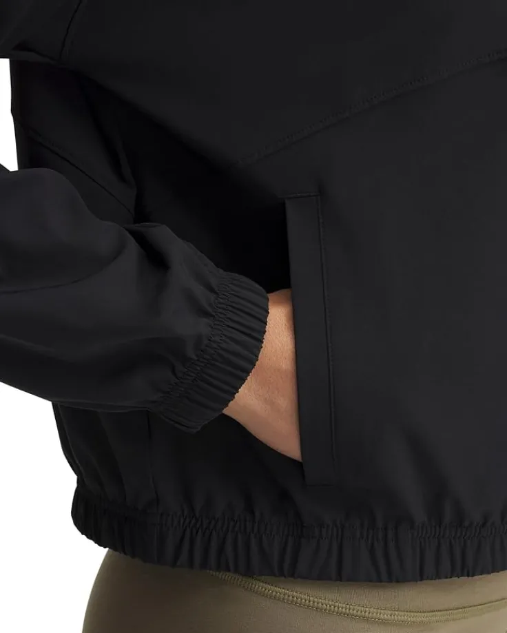 rival_woven_jacket_2.webp Under Armour Coats & Outerwear<Rival Woven Jacket Black/White