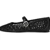 Dolce Vita Flats<Rodni Eyelet Perf Black Leather