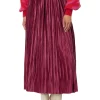 en saison Skirts<Rozlyn Pleated Midi Skirt Mulberry