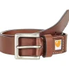 Carhartt Belts | Belts<Saddle Leather Belt Black/Nickel Roller Finish