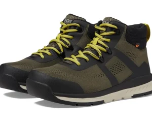 Bogs Composite Toe | Sneakers & Athletic<Sandstone Knit Mid TR Composite Safety Toe Dark Green