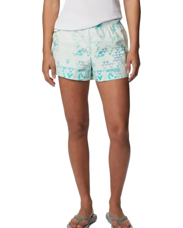 Columbia Shorts<Sandy River™ II 3" Printed Shorts Bright Aqua/Distant Peaks