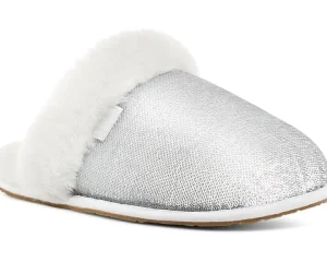 UGG Slippers<Scuffette II Mirror Ball Silver
