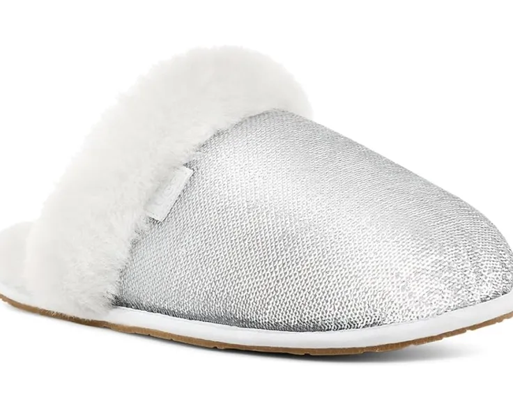 scuffette_ii_mirror_ball_0.webp UGG Slippers<Scuffette II Mirror Ball Silver