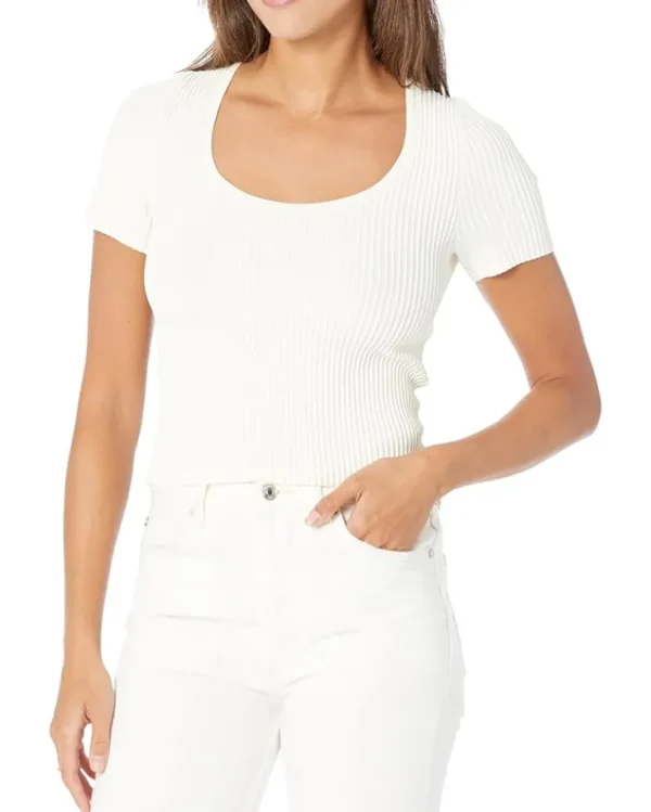 Madewell Shirts & Tops<Sculpt Ottoman Tee Bright Ivory