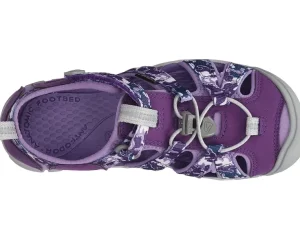 KEEN Kids Adaptive | Sandals<Seacamp II CNX (Toddler/Little Kid/Big Kid) Camo/Tillandsia Purple