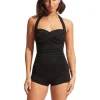 Seafolly Swimwear & Cover Ups<Collective Boyleg One-Piece Black