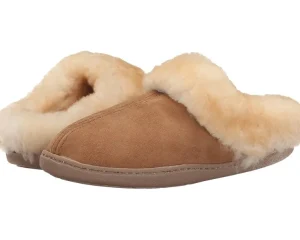 Minnetonka Slippers<Sheepskin Mule Golden Tan