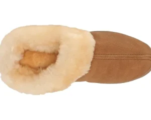 Minnetonka Slippers<Sheepskin Mule Golden Tan
