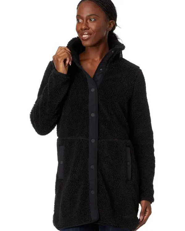 L.L.Bean Plus Size | Coats & Outerwear<Sherpa Coat Black