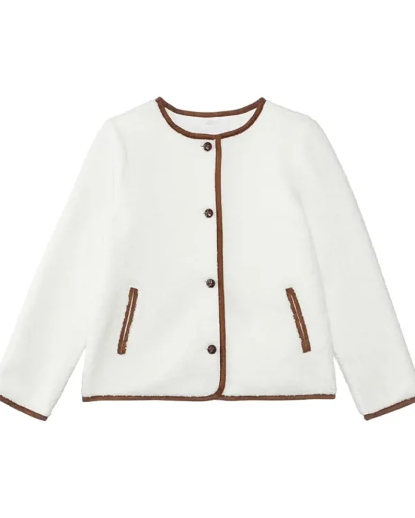Janie and Jack Coats & Jackets<Sherpa Jacket (Toddler/Little Kids/Big Kids) Ivory