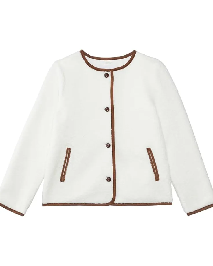 sherpa_jacket_toddlerlitt_0.webp Janie and Jack Coats & Jackets<Sherpa Jacket (Toddler/Little Kids/Big Kids) Ivory