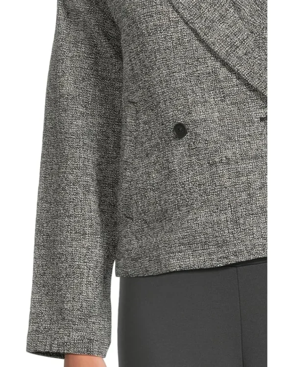 Eileen Fisher Coats & Outerwear<Short Blazer Black White