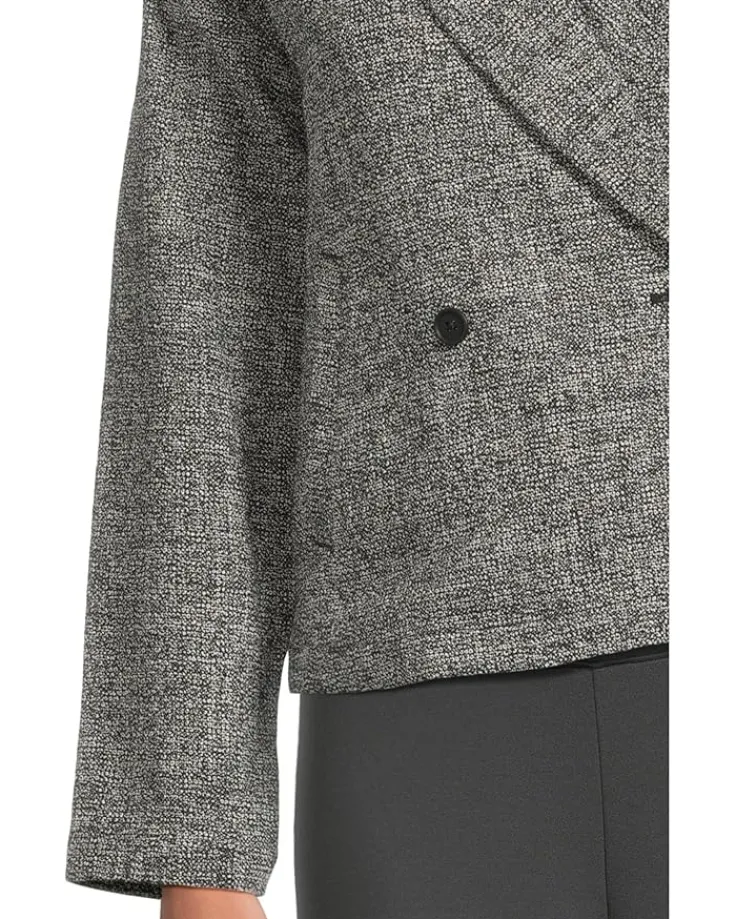 short_blazer_3.webp Eileen Fisher Coats & Outerwear<Short Blazer Black White