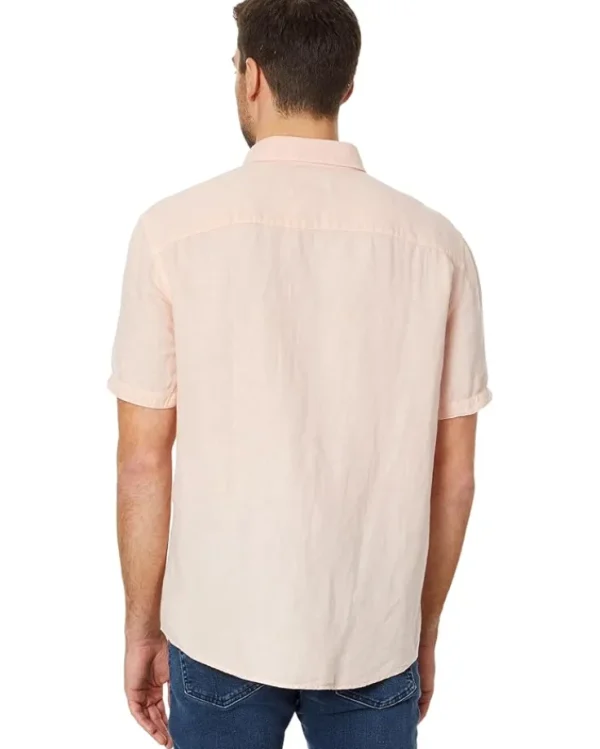Johnston & Murphy Shirts & Tops<Short Sleeve Antique Dyed Shirt Melon