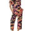 Bedhead PJs Sleepwear<Short Sleeve Cotton Woven Cropped Pajama Set Theodora