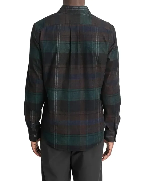 Vince Shirts & Tops<Sierra Corduroy Plaid Long Sleeve Surplus Olive/Ivy Sky