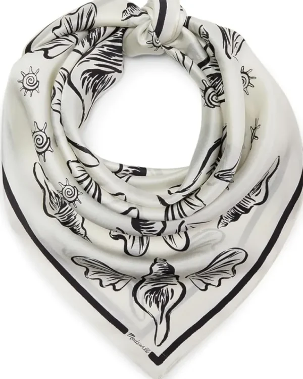 Madewell Scarves<Silk Bandana Lighthouse