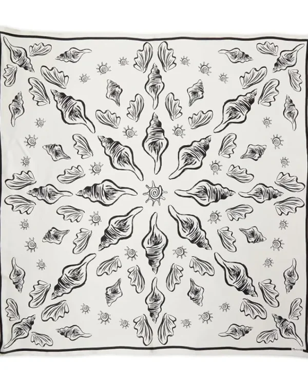 Madewell Scarves<Silk Bandana Lighthouse