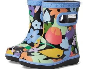 Bogs Kids Boots | Boots<Skipper II Overlap Flowers (Toddler) Black Multi