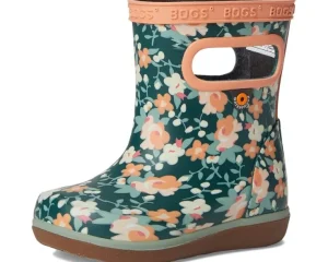 Bogs Kids Boots | Boots<Skipper II Small Floral (Toddler) Emerald Multi