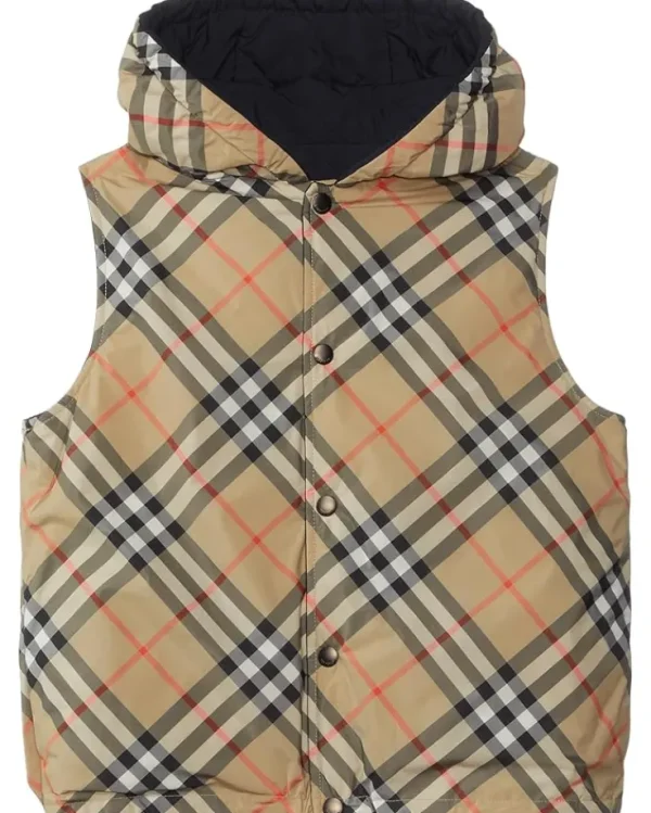 Burberry Kids Coats & Jackets<Slade Quilted Jacket (Toddler/Little Kid/Big Kid) Sand IP Check
