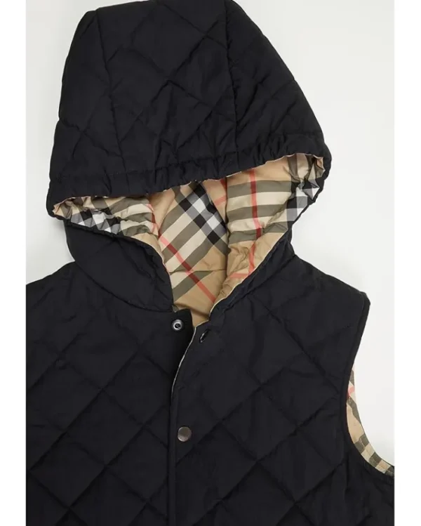 Burberry Kids Coats & Jackets<Slade Quilted Jacket (Toddler/Little Kid/Big Kid) Sand IP Check