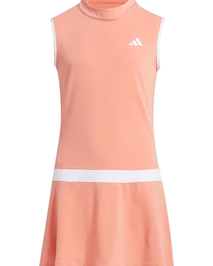 sleeveless_versatile_dres_0.webp adidas Golf Kids Dresses<Sleeveless Versatile Dress (Little Kids/Big Kids) Wonder Clay Melange