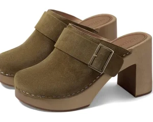 Swedish Hasbeens Mules<Slejf Sky High Tobacco Suede