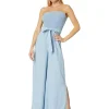 Vince Camuto Jumpsuits & Rompers<Smocked Bodice Jumpsuit Arctic Surf