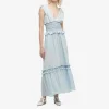 Jonathan Simkhai Dresses<Smocked V-Neck Dress Ice Combo