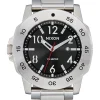 Nixon Watches<Smyth 44 Silver/Black