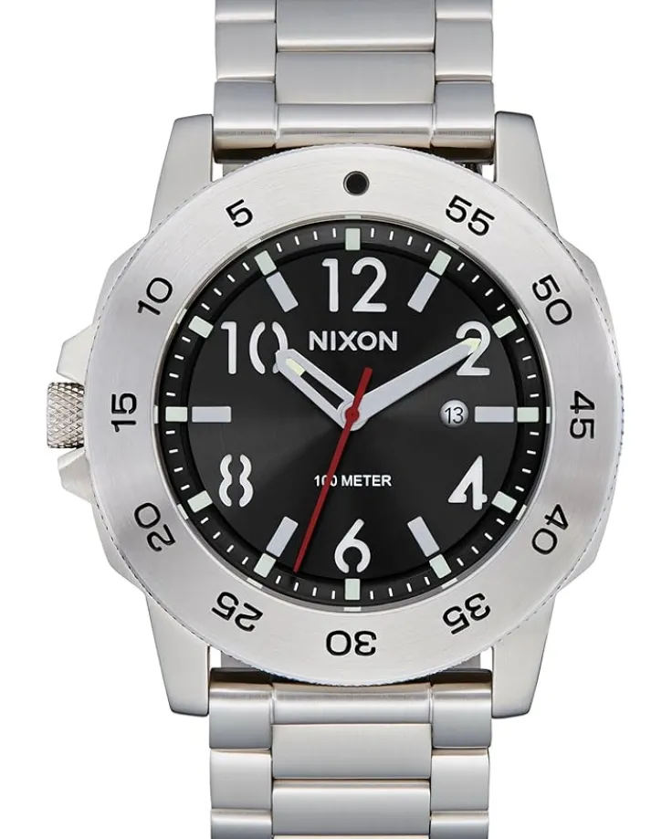 smyth__0.webp Nixon Watches<Smyth 44 Silver/Black