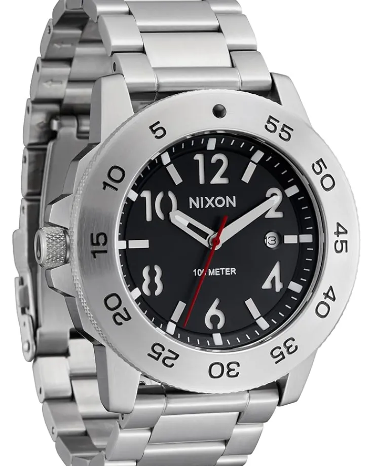 smyth__2.webp Nixon Watches<Smyth 44 Silver/Black