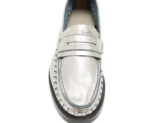 AllSaints Loafers<Sofie Metallis Loafers Silver