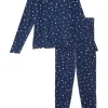Barefoot Dreams Kids Pajamas<Soft Ribbed Youth Set(little Kid/Big Kid) Dusty Rose-pearl
