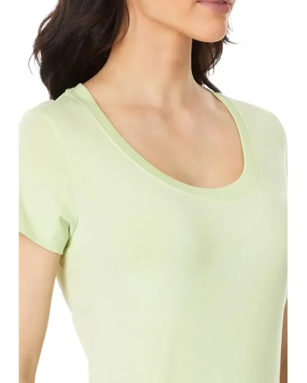 L.L.Bean Shirts & Tops<Soft Stretch Supima Tee Scoopneck Short-Sleeve Light Moss
