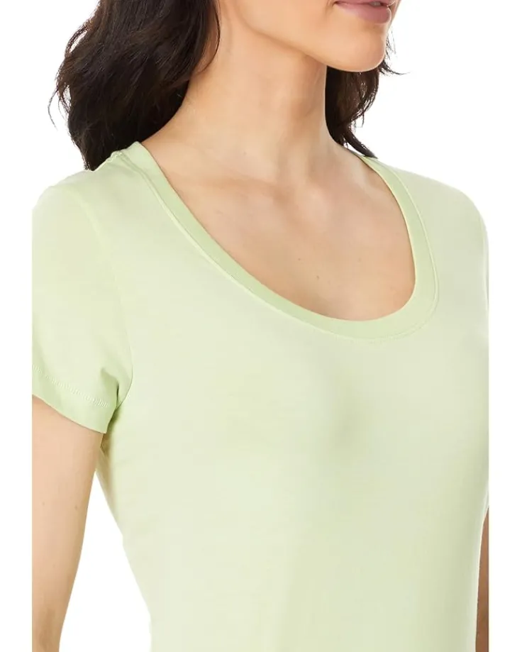 soft_stretch_supima_tee_s_2.webp L.L.Bean Shirts & Tops<Soft Stretch Supima Tee Scoopneck Short-Sleeve Light Moss