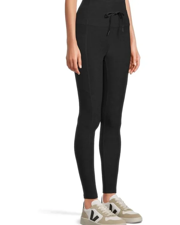 Beyond Yoga Pants<Spacedye Go Pocket Midi Legging Darkest Night