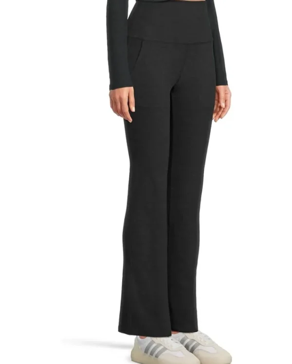 Beyond Yoga Pants<Spacedye High-Waisted Practice Pocket Bootcut Pants Darkest Night